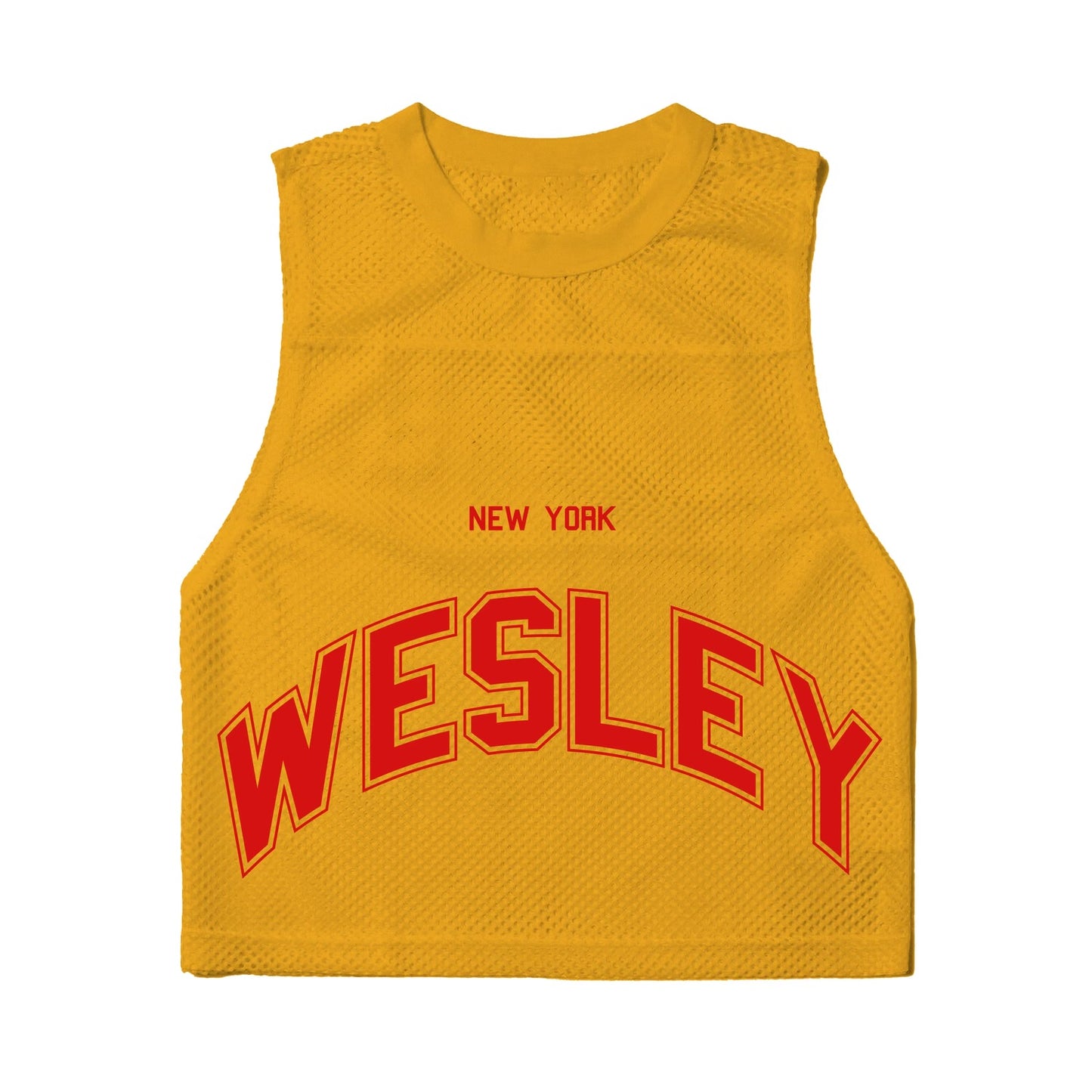 WesleyNY Cropped Basketball Jersey