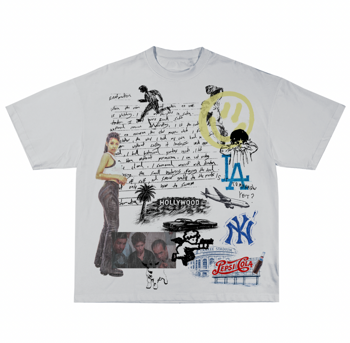 LA to NY connect Tee