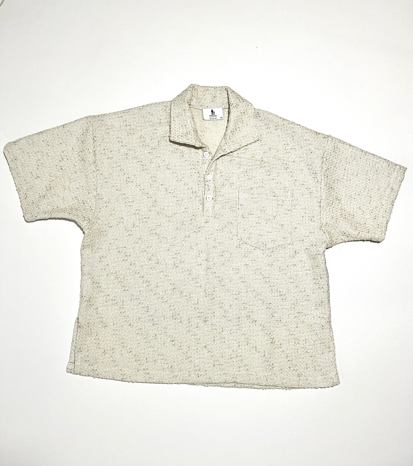 WesleyNY Tweed Polo