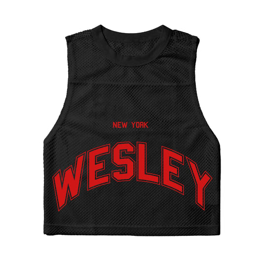 WesleyNY Cropped Basketball Jersey