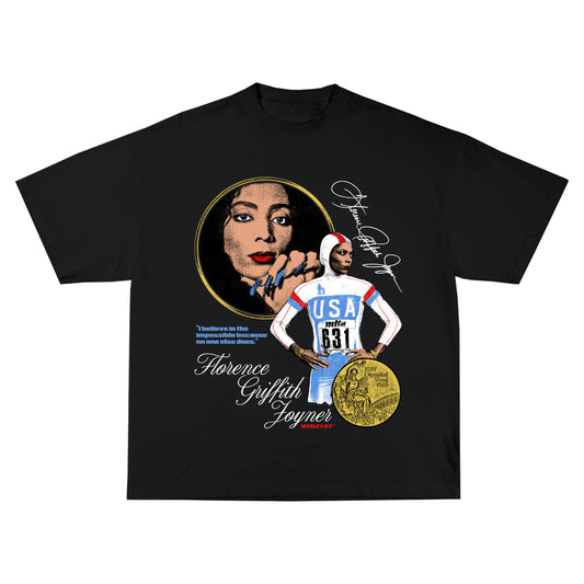 Florence Griffith Joyner (Flo Jo) BHM Tee