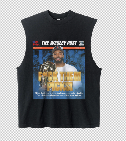 F*ck them picks sleeveless tee